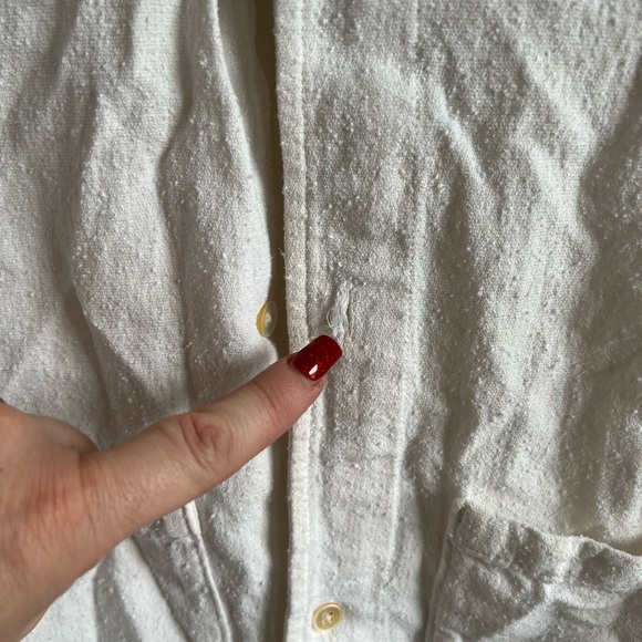 Aime Leon Dore Mechanic Shirt- white cotton blend M - Picture 4 of 13